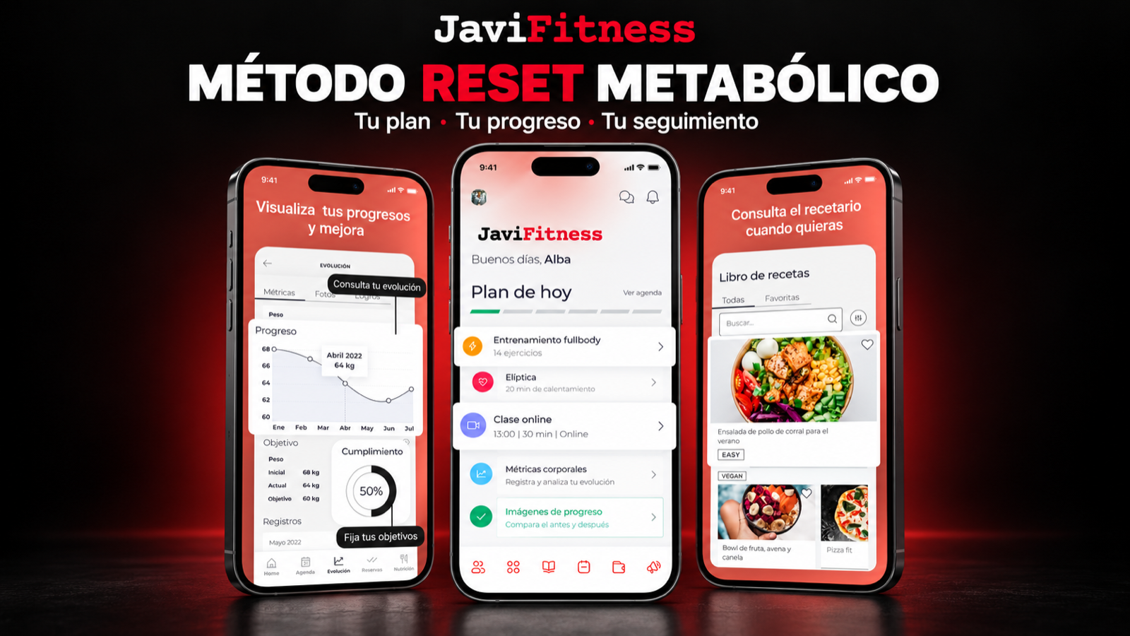 Aplicación JaviFitness del Método Reset Metabólico